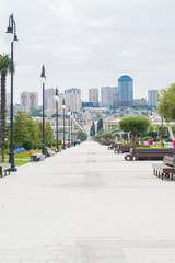 Azerbaijan. the city of Baku. Winter park