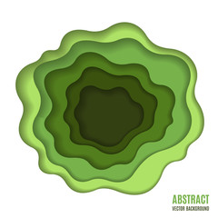 Abstract paper carve background.