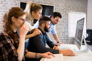 Picture of architects working together in office