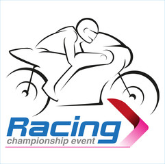 Racing championship event symbol