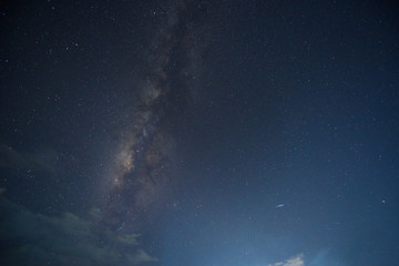 The Milky Way. Our galaxy. This long exposure astronomical photography