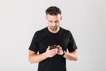 Portrait of a smiling mature sportsman