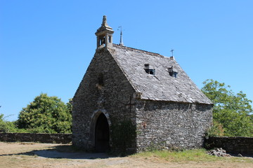 Fototapeta na wymiar Breton stone chapel