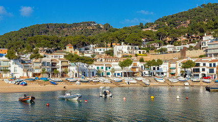 Small resort village Llafranc (Costa Brava, Spain) in wintertime © Arpad