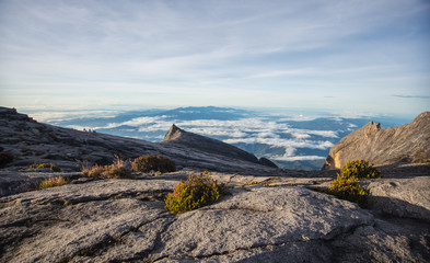 amazing view mountain Kinabalu of Borneo in a various point of view