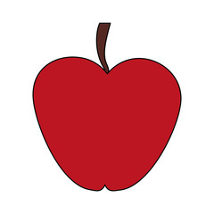 Apple fruit isolated icon vector illustration graphic design