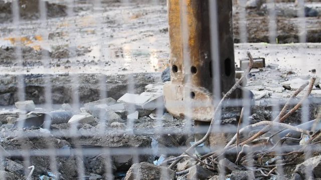 Hydraulic Hammer Construction Machine Demolishing