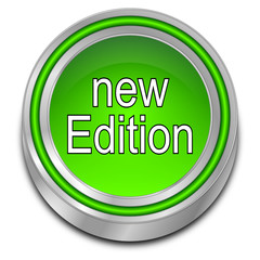 New Edition Button - 3D illustration