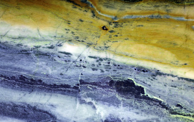 yellow and blue jasper texture macro