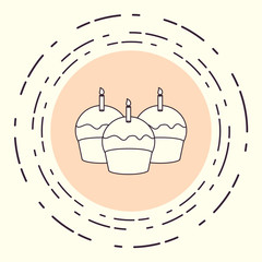 Happy birthday design 