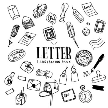 Letter Illustration Pack
