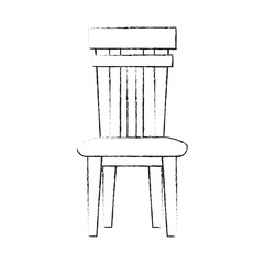 Chair dining room icon vector illustration graphic design