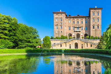 Fototapeta premium Ducal Aglie' castle in Piedmont, Italy.