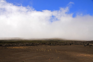 Volcano area in Piton de la Fournaise, Reunion