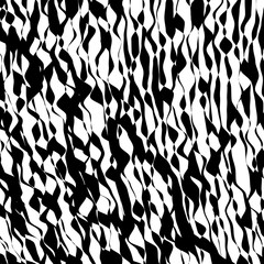 Black and White Wave Stripe Optical Abstract Background