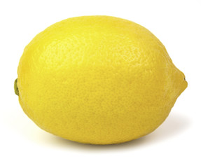 lemon isolated on white background.