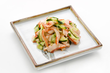 中華いかとキュウリの和え物