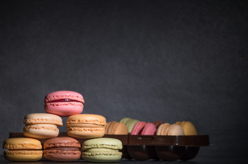 assortment of colorful macaroons