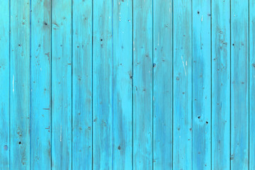 Fototapeta na wymiar The old blue wood texture with natural patterns