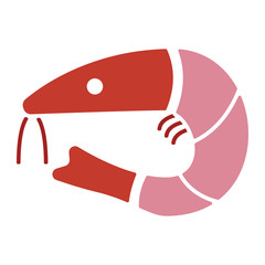 Asiatisches Essen (Icon) - Garnele