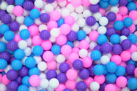 lots of multicolored round balls texture background