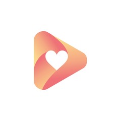 Love music logo icon