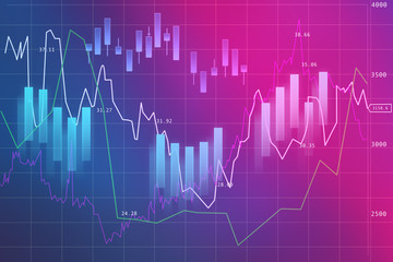 Forex Exchange in ultraviolet/ Forex Exchange Schedule on Ultraviolet background gradient from pink to blue