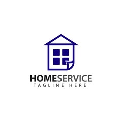 Home Service Logo Vector Template Design