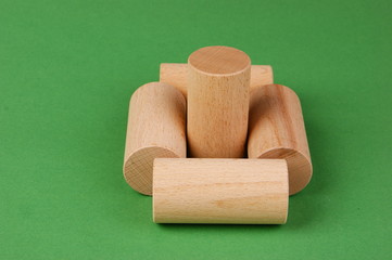 figures for the Russian game kubb