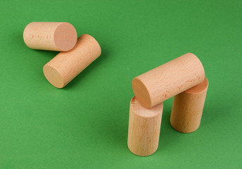 figures for the Russian game kubb