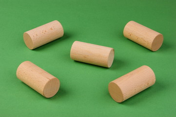 figures for the Russian game kubb