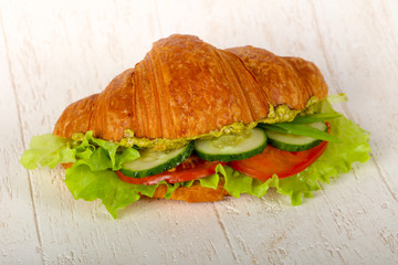 Vegan croissant