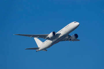 Fototapeta na wymiar Boeing 787-8 taking off