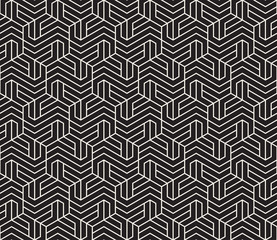 Vector seamless pattern. Modern stylish abstract texture. Repeating geometric tiles