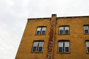 Fototapeta premium Old brick industrial factory building