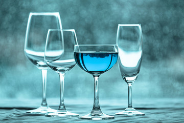 wine glasses