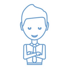 cartoon businessman icon