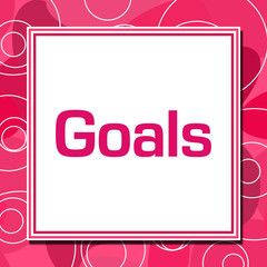 Goals Pink Rings Square 