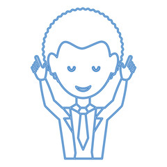 cartoon businessman icon