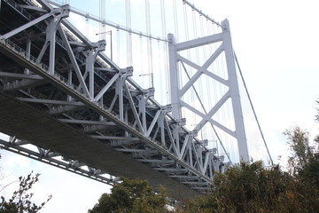 Seto big bridge in Japan