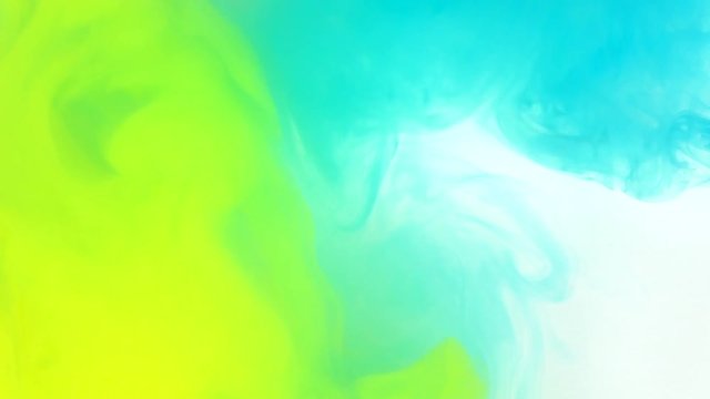 4K footage. Abstract Background. Liquid Ink Colors Blending Burst Swirl Fluid