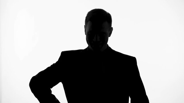 Creative man coming across with interesting thought, business idea generator
