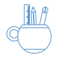 pencil cup holder icon