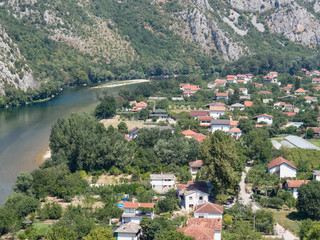 Beautiful ancient city fortess of Pocitelj
