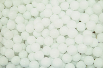 many white round balls texture background