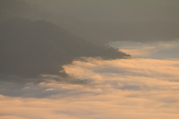 fog in mountain