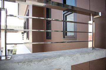Construction home modern style aluminum rail and fall protection
 Fall protection stainless steel