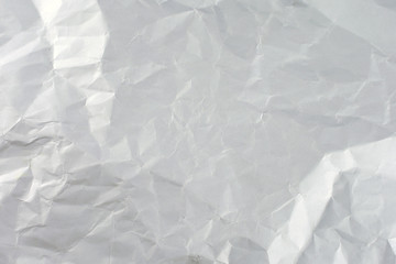 Obraz premium white crumpled sheet of paper