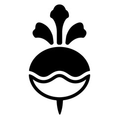 Gemüse Icon - Radieschen