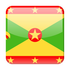 Grenada Flag Vector Square Icon
